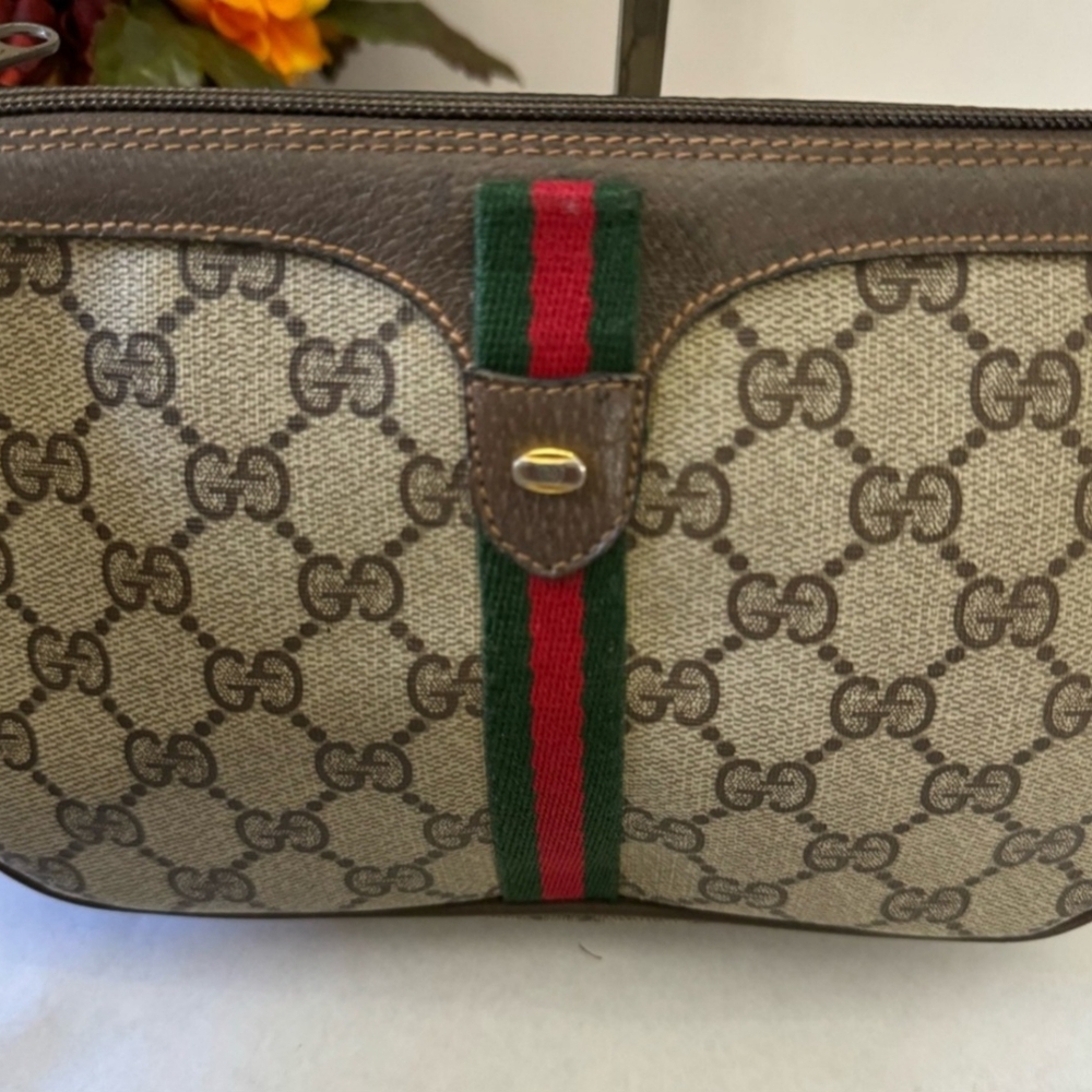 GUCCI Ophidia GG Canvas Small Camera Bag - Picture 9 of 14